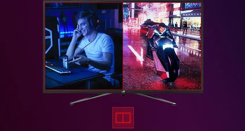 Asus ROG Swift PG43UQ 43″ 1ms 144Hz Adaptive-Sync Flicker-Free Gaming (Oyuncu) Monitör