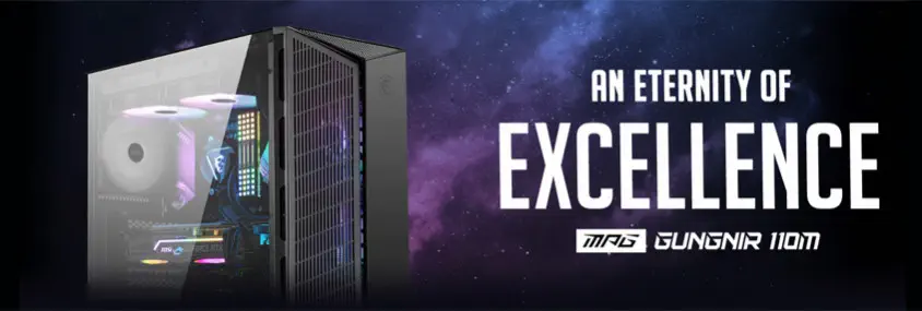 MSI MPG GUNGNIR 110M ATX Mid-Tower Gaming Kasa