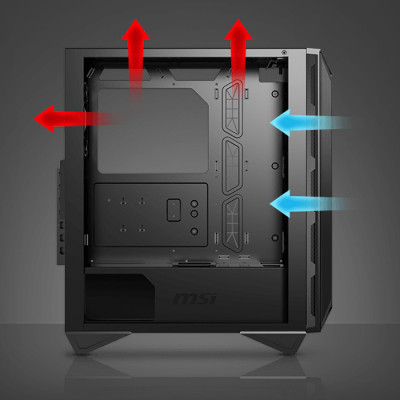 MSI MPG GUNGNIR 110M ATX Mid-Tower Gaming Kasa