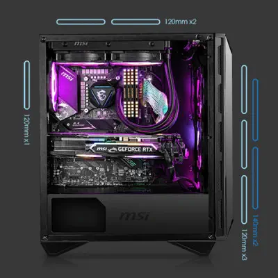 MSI MPG GUNGNIR 110R ATX Mid-Tower Gaming Kasa