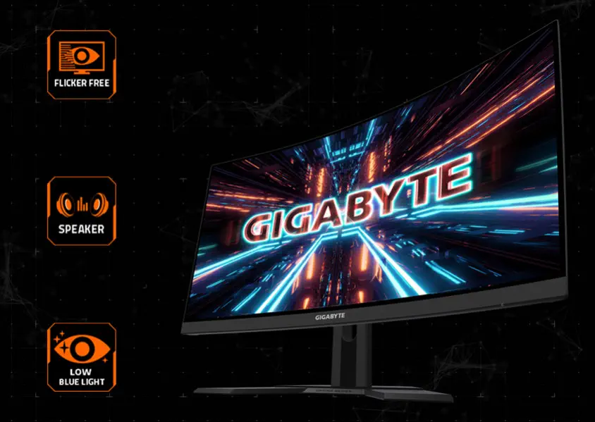 Gigabyte G27QC-A 27″ VA QHD Curved Gaming Monitör