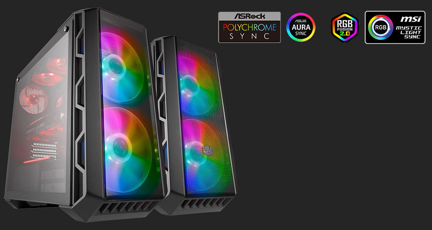 Cooler Master H500-TG MCM-H500-IGNB75-S02 750W 80+ Gaming (Oyuncu) Mid Tower Kasa