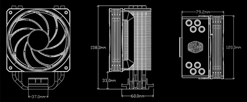 Cooler Master Hyper 212 Spectrum RR-212A-20PD-R1 İşlemci Hava Soğutma