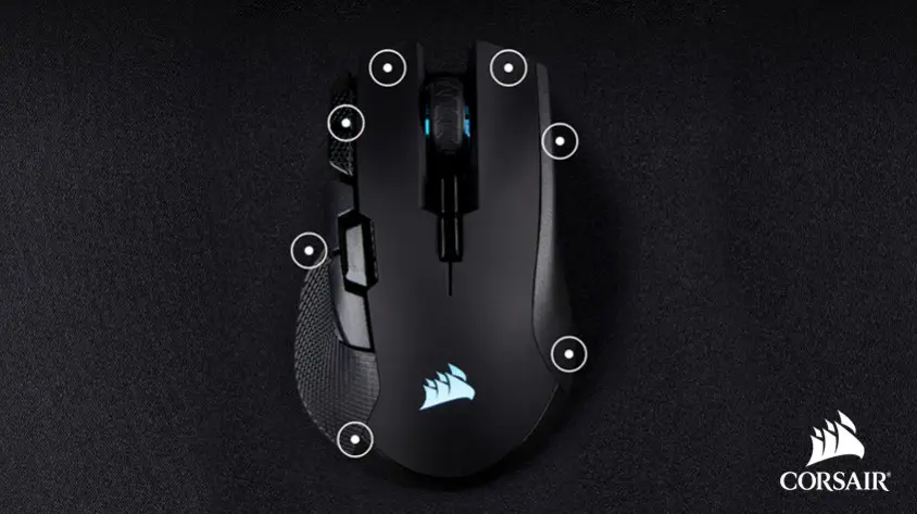 Corsair Ironclaw RGB Wireless CH-9317011-EU Kablosuz Gaming Mouse