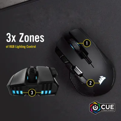 Corsair Ironclaw RGB Wireless CH-9317011-EU Kablosuz Gaming Mouse