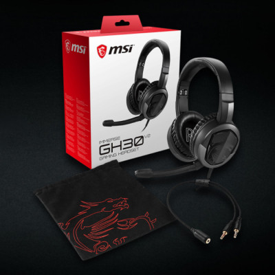 MSI Immerse GH30 V2 Kablolu Gaming (Oyuncu) Kulaklık