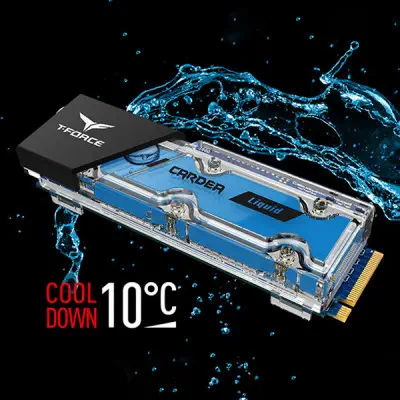 Team CARDEA Liquid TM8FP5512G0C119 512GB M.2 PCIe Sıvı Soğutma SSD Disk