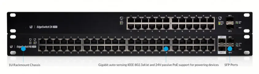 Ubiquiti EdgeSwitch ES-48-500W 48 Port Yönetilebilir Switch