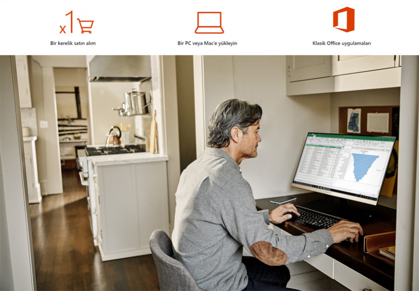 Microsoft Office Home and Business 2019 Türkçe Lisans Kutu T5D-03334 Ofis Yazılımı