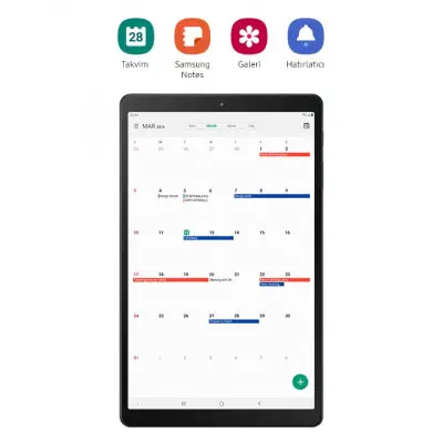 Samsung Galaxy Tab A 2019 SM-T517 32 GB 10.1″ Tablet Siyah - Distribütör Garantili