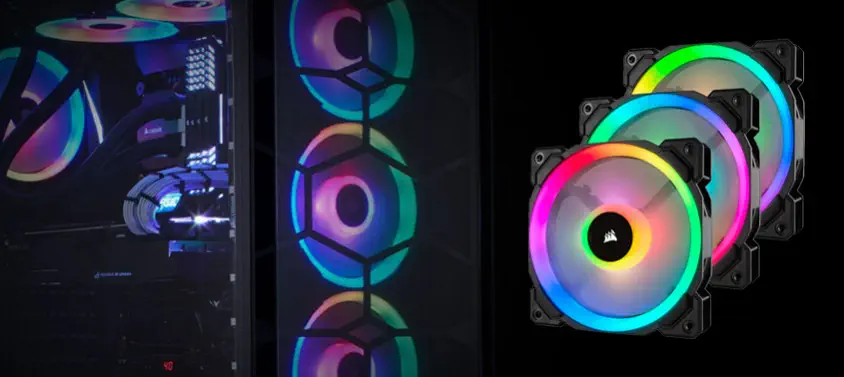 Corsair CO-9050072-WW LL120 RGB Dual Light Loop 3`lü Kasa Fanı