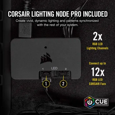 Corsair CO-9050072-WW LL120 RGB Dual Light Loop 3`lü Kasa Fanı