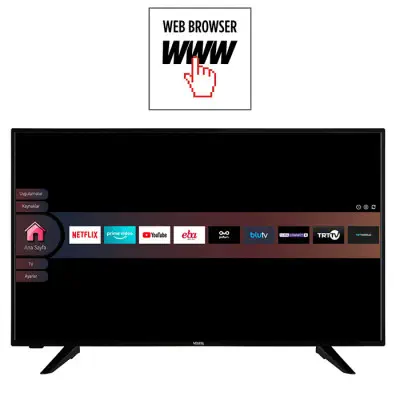 Vestel 50U9400 50 inç 4K Ultra HD Smart LED TV