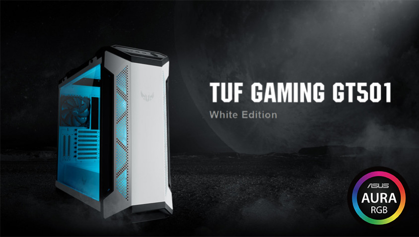 Asus TUF Gaming GT501 White Edition E-ATX Mid-Tower Gaming Kasa