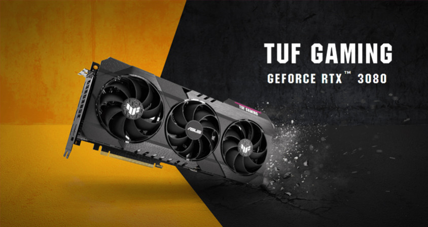 Asus TUF Gaming GeForce RTX 3080 OC TUF-RTX3080-O10G-GAMING 10GB GDDR6X