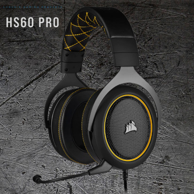 Corsair HS60 Pro Surround Sarı CA-9011214-EU Kablolu Gaming Kulaklık