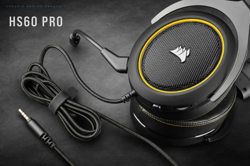 Corsair HS60 Pro Surround Sarı CA-9011214-EU Kablolu Gaming Kulaklık