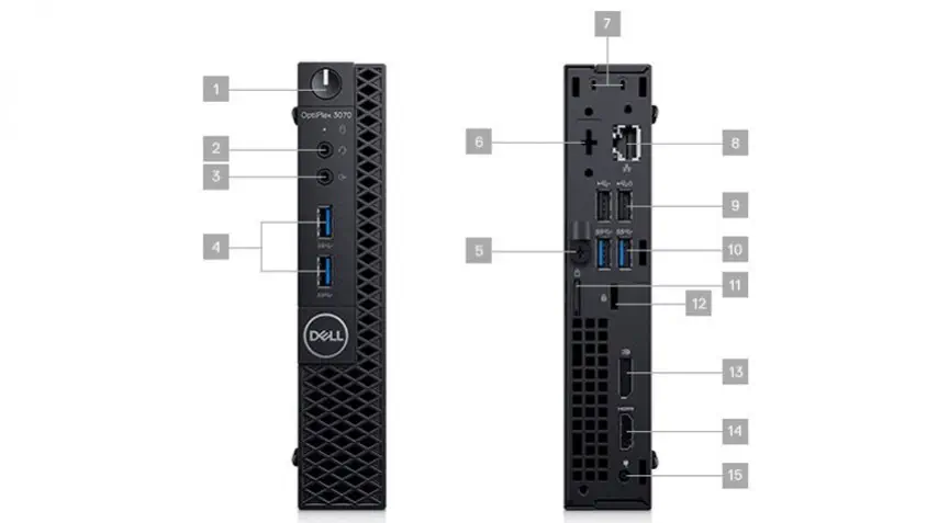 Dell OptiPlex 3070 MFF N003O3070MFF_U Mini PC