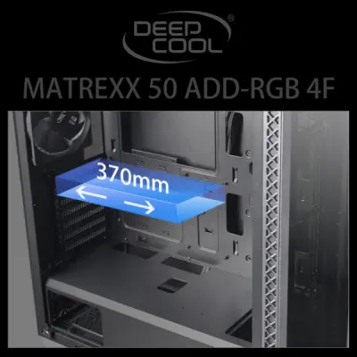 DEEPCOOL MATREXX 50 ADD-RGB 4F E-ATX Mid-Tower Gaming Kasa