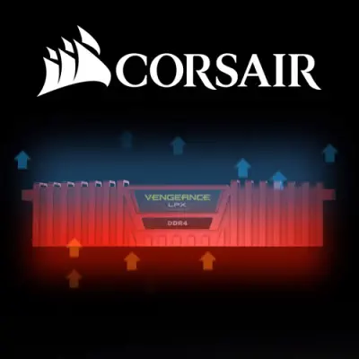 Corsair Vengeance LPX CMK16GX4M2D3000C16W 16GB DDR4 3000MHz Gaming Ram