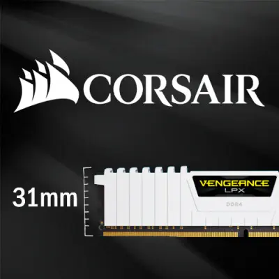 Corsair Vengeance LPX CMK16GX4M2D3000C16W 16GB DDR4 3000MHz Gaming Ram