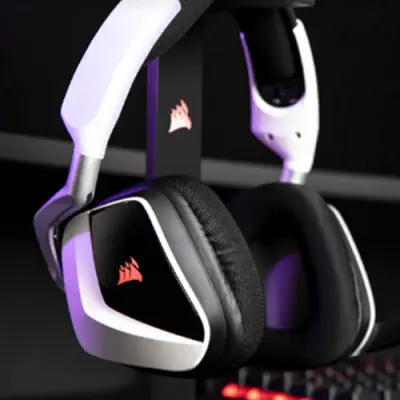 Corsair Void RGB Elite White CA-9011202-EU Kablosuz Gaming Kulaklık