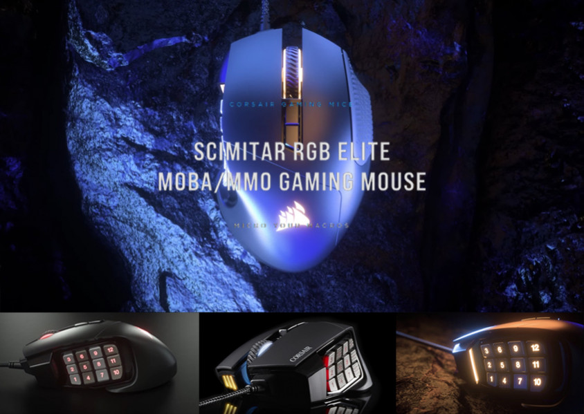 Corsair Scimitar RGB Elite CH-9304211-EU Kablolu Gaming Mouse