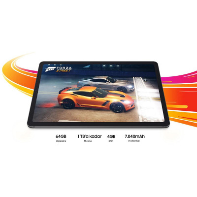 Samsung Galaxy Tab S6 Lite LTE SM-P617 64GB 10.4 Tablet Gri - Distribütör Garantili