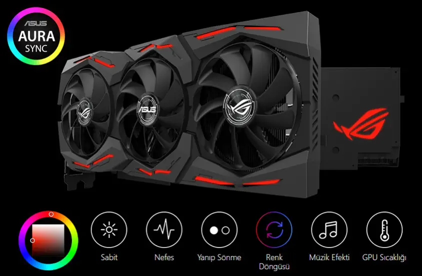 Asus ROG-STRIX-RTX2060-6G-EVO-GAMING Ekran Kartı