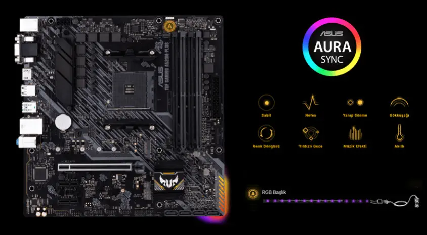 Asus TUF Gaming A520M-Plus Gaming Anakart