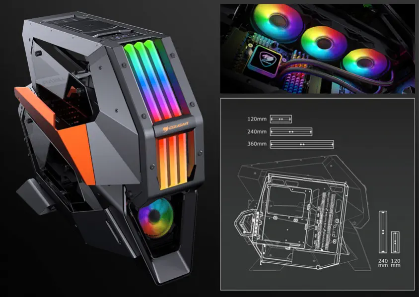 Cougar Conquer 2 CGR-9CM1O Full Tower Gaming Kasa