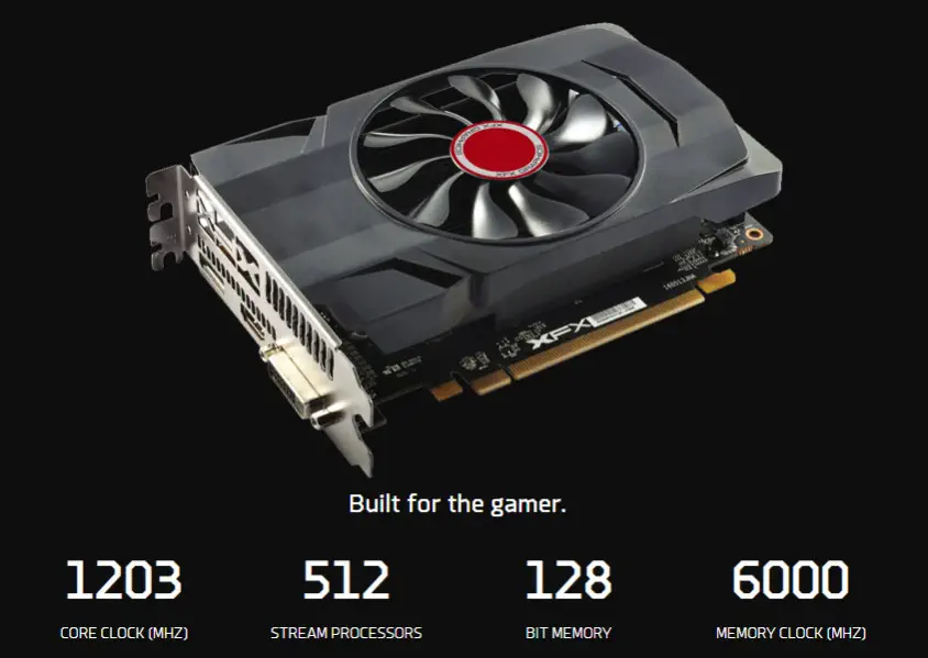 XFX AMD Radeon RX 550 Core Edition RX-550P4SFG5 Gaming Ekran Kartı