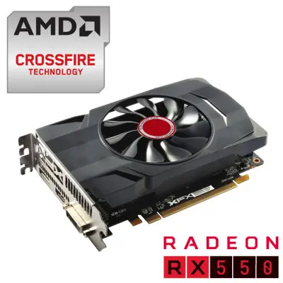 XFX AMD Radeon RX 550 Core Edition RX-550P4SFG5 Gaming Ekran Kartı