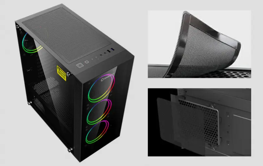 Frisby Gamemax Draco XD 650W 80+ Bronze ATX Mid-Tower Gaming Kasa