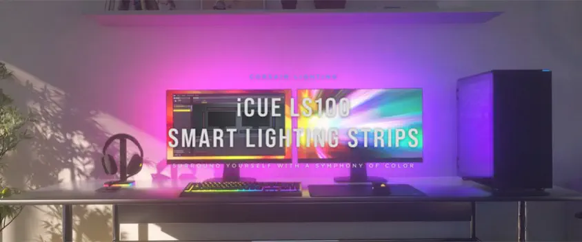 Corsair iCUE LS100 Smart Lighting Strip Starter Kit