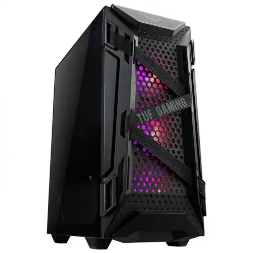 ASUS TUF Gaming GT301 ARGB Fanlı Temperli Cam USB 3.1 ATX Mid-Tower Gaming Kasa