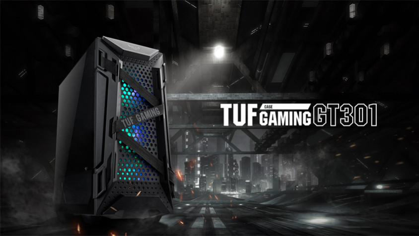 Asus TUF Gaming GT301 4 Fan (3 x ARGB Fan) USB 3.1 Temperli Cam ATX Mid-Tower Gaming (Oyuncu) Kasa