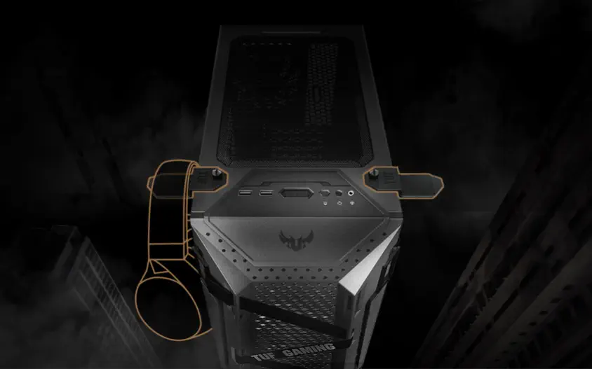 ASUS TUF Gaming GT301 ARGB Fanlı Temperli Cam USB 3.1 ATX Mid-Tower Gaming Kasa