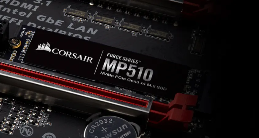 Corsair Force MP510 CSSD-F960GBMP510B 960GB NVMe PCIe M.2 SSD Disk