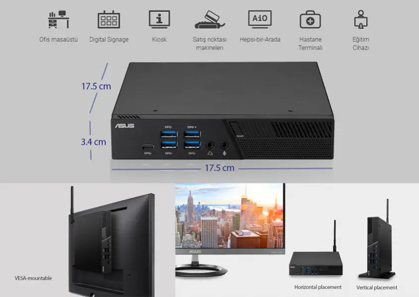 Asus PB40-BC178ZV Mini PC