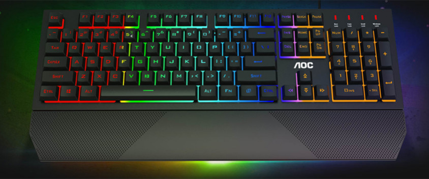 AOC GK200 RGB Mekanik Hisli Kablolu Gaming Klavye