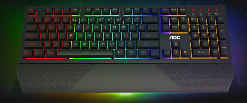 AOC GK200 RGB Mekanik Hisli Kablolu Gaming Klavye