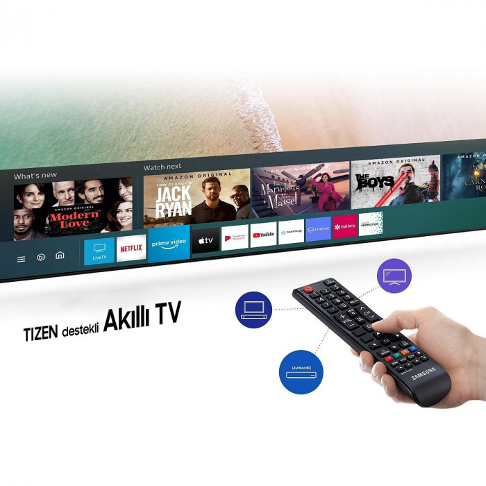 Samsung UE-70TU7100 70 inç 178 Ekran 4K Ultra HD Uydu Alıcılı Smart LED TV