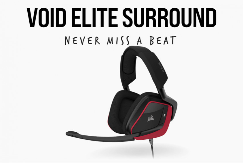 Corsair Void Elite Surround Cherry CA-9011206-EU Kablolu Gaming Kulaklık