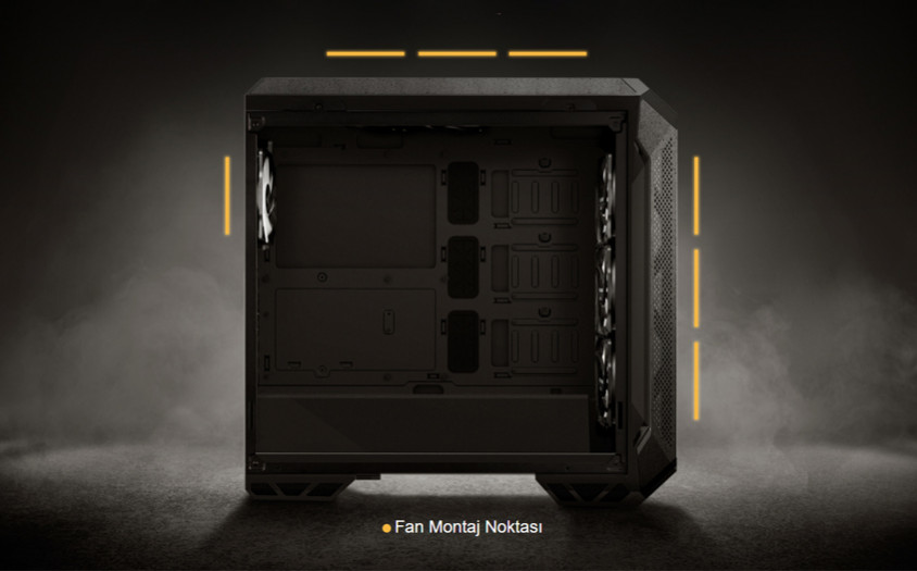 Asus TUF Gaming GT501VC E-ATX Mid-Tower Gaming Kasa