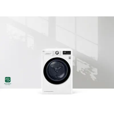 LG RC90V9AV2W.ABWPLTK A+++ 9 Kg Kurutma Makinesi