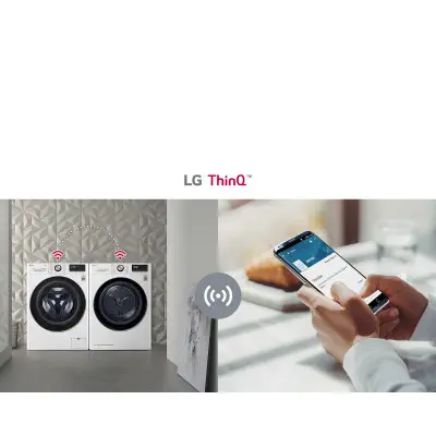 LG RC90V9AV2W.ABWPLTK A+++ 9 Kg Kurutma Makinesi