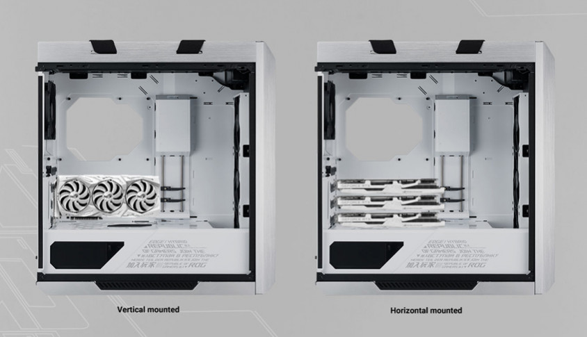 Asus ROG Strix Helios GX601 White Edition E-ATX Mid-Tower Gaming Kasa