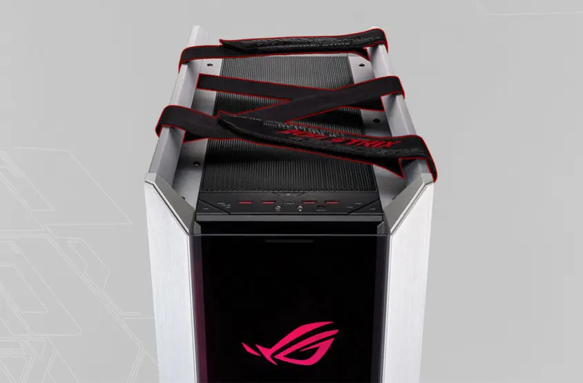 ASUS ROG Strix Helios GX601 White Edition E-ATX Mid-Tower Gaming Kasa