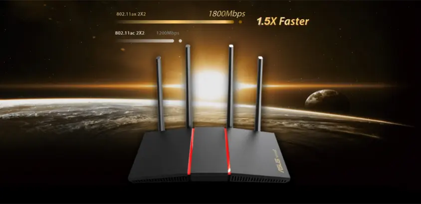 ASUS RT-AX55 WiFi 6 Gaming Router 